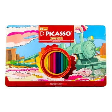 مداد رنگی پیکاسو 36 رنگ طرح لوکوموتیو Picasso Locomotive Design