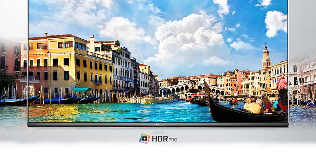 صفحه نمایش تلویزیون 65 اینج ال جی با فناوری HDR