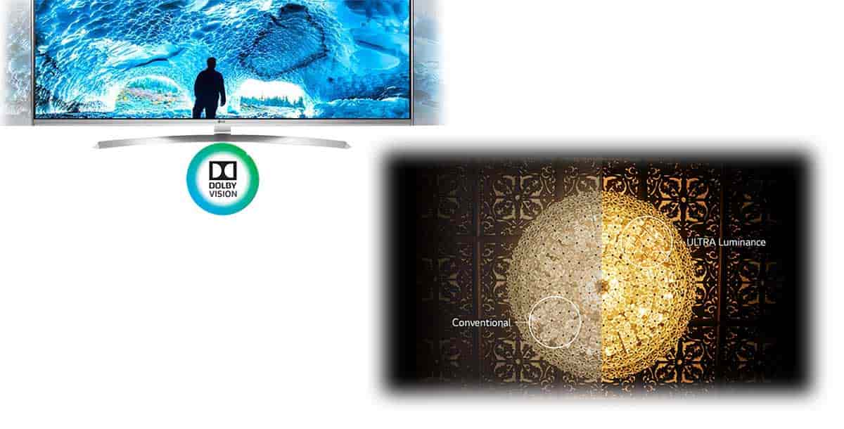مشخصات صفحه نمایش تلویزیون ال جی 49UH850T 