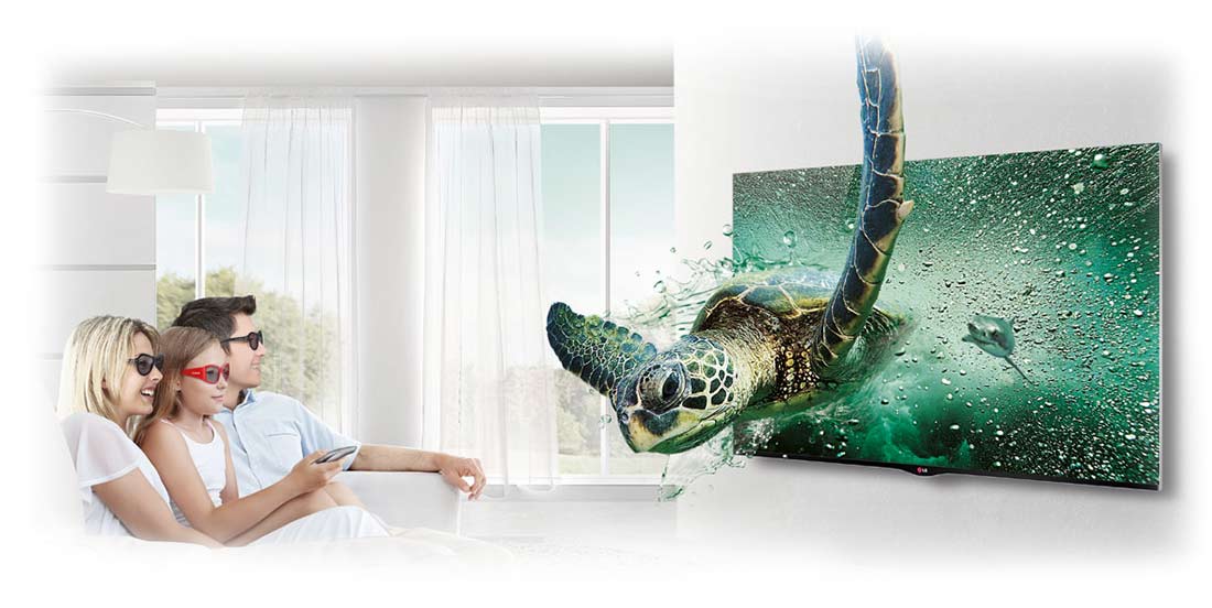 قابلیت سه بعدی تلویزیون ال ای دی 50 اینچ ال جی lg LF651