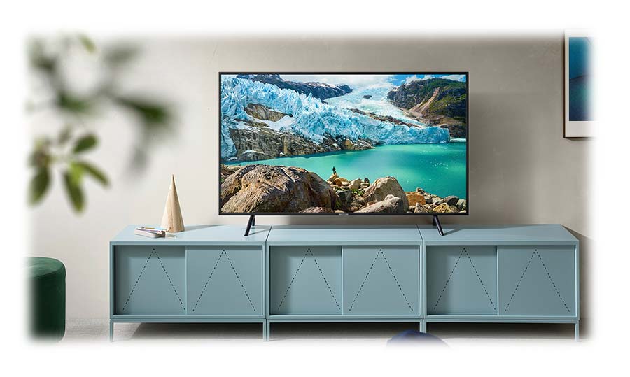 طراحی شیک تلویزیون هوشمند سامسونگ اولترا اچ دی  RU7170 Samsung