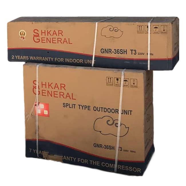 کولر گازی 24000 جنرال شکار T3 گاز R22 دیواری GNR-24SH