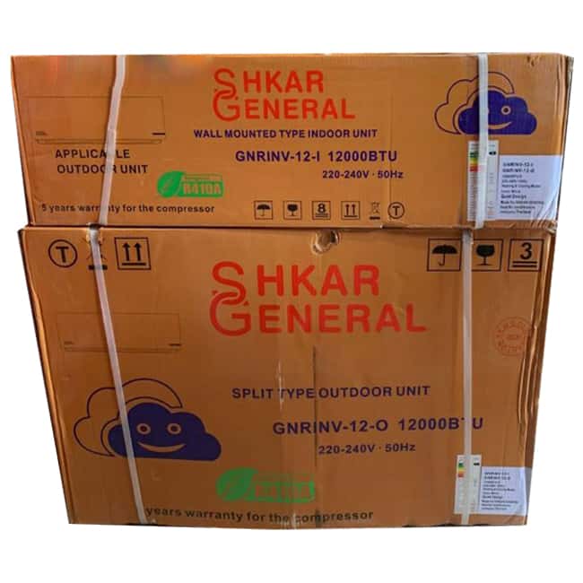 کولر گازی جنرال شکار 12000 اینورتر کم مصرف GNRINV-12-I