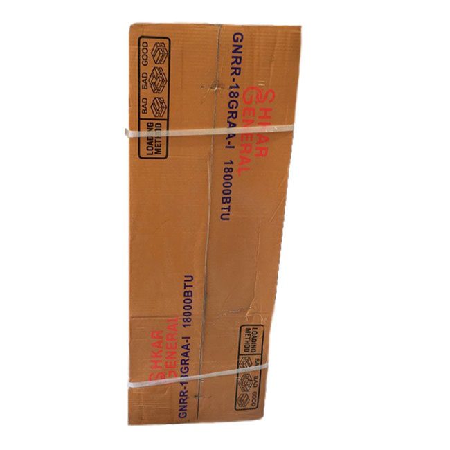 کولر گازی دیواری جنرال شکار 18000 مدل لبخندی استیل GNRR-18GRAA-I T3