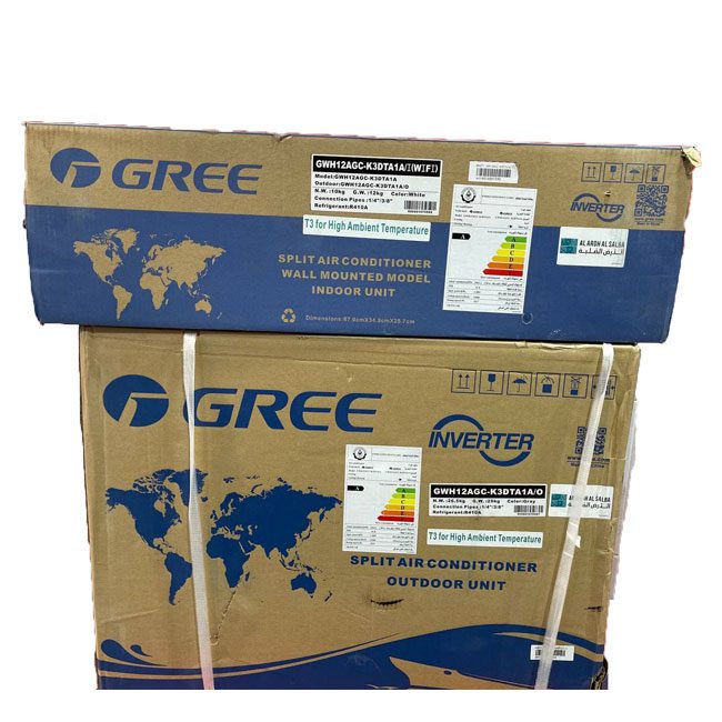 کولرگازی گری اینورتر 12000 سرد و گرم GWH12AGC-K3DTA1A WIFI T3