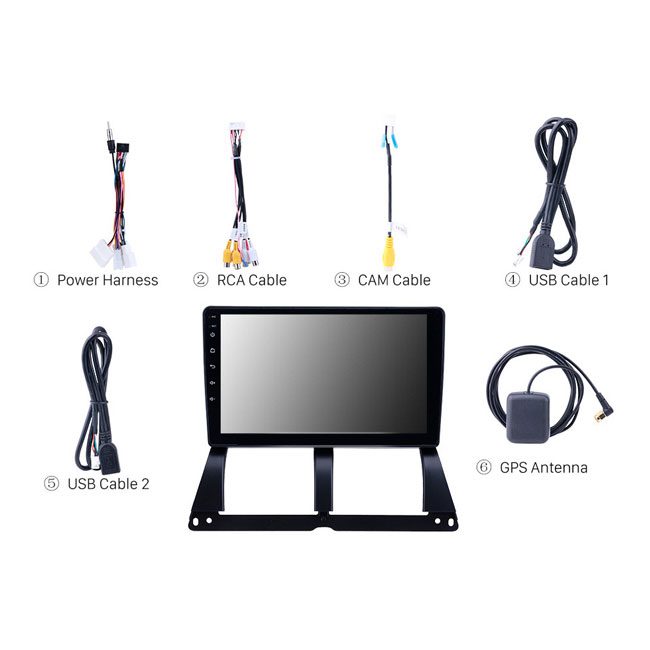 پخش فابریک خودرو و مانیتور ماشین تیبا Car fabric player and monitor مدل C2