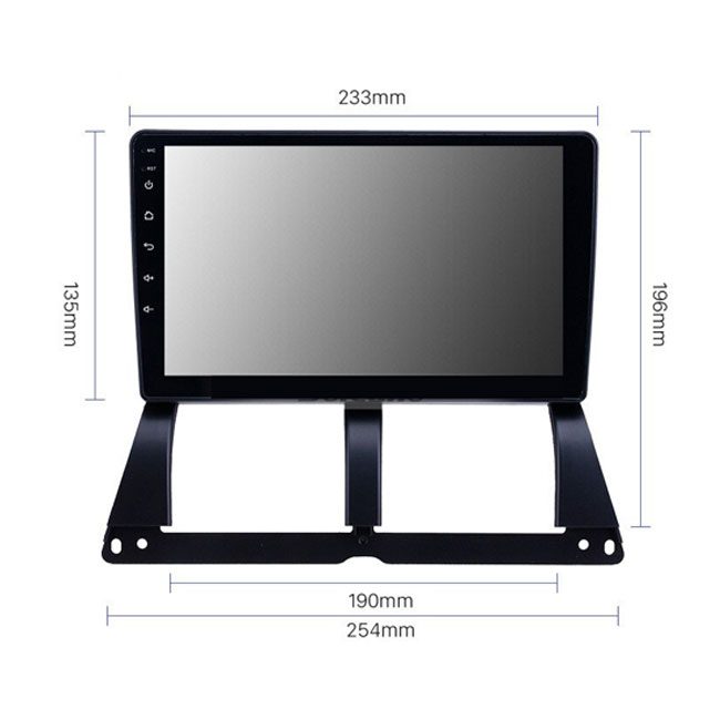پخش فابریک خودرو و مانیتور ماشین تیبا Car fabric player and monitor مدل C2
